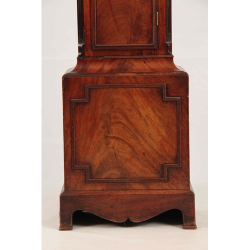 1036 - SIMMONS, COLMAN St. LONDON A REGENCY FIGURED MAHOGANY DOMESTIC REGULATOR LONGCASE CLOCK the hood wit... 