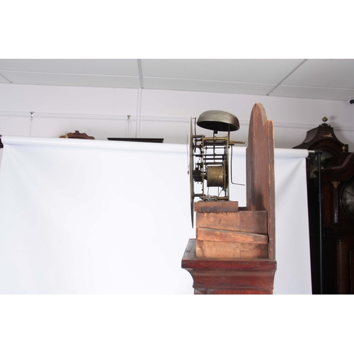 1038 - BARRAUD, CORNHILL, LONDON A REGENCY FIGURED MAHOGANY LONGCASE CLOCK OF SMALL PROPORTIONS the break a... 