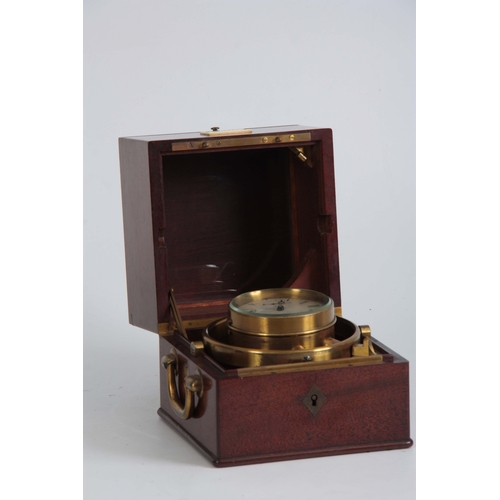 1060 - ATT. to JOSEPH THADDEUX WINNERL. A RARE MID 19th CENTURY FRENCH TWO-DAY MARINE CHRONOMETER SIGNED CA... 