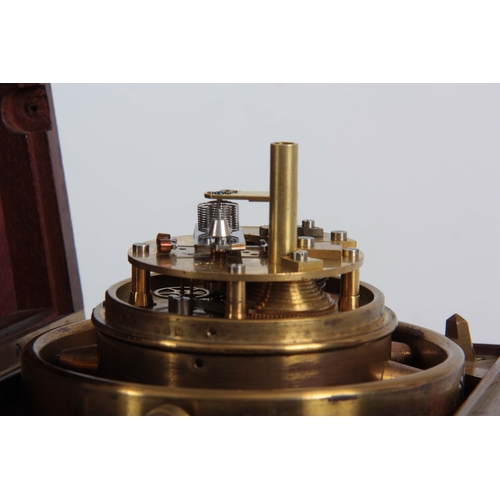 1060 - ATT. to JOSEPH THADDEUX WINNERL. A RARE MID 19th CENTURY FRENCH TWO-DAY MARINE CHRONOMETER SIGNED CA... 