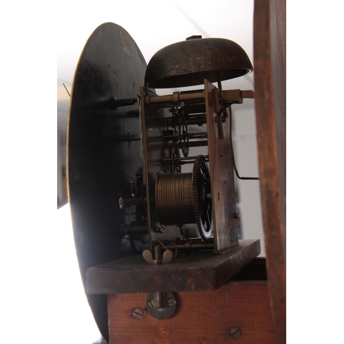 991 - ROLMALSTON, DUNFERMLINE. A LATE REGENCY SCOTTISH MAHOGANY DRUM HEAD LONGCASE CLOCK, having a carved ... 