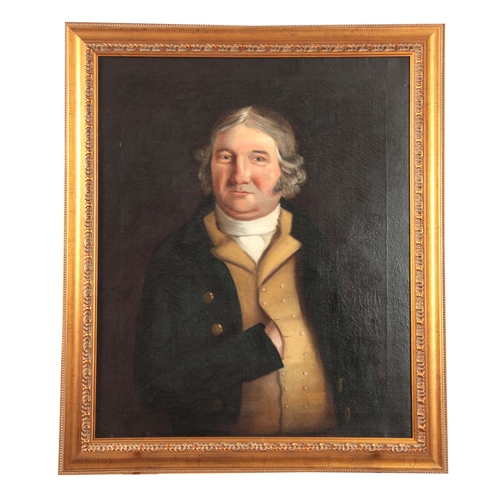 786 - AN EARLY 19TH CENTURY ENGLISH SCHOOL OIL ON CANVAS. Portrait of a gentleman, 75cm high 62cm wide - r... 