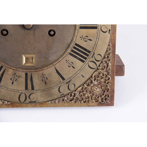 1088 - JOHN STEPHENS, BRISTOL. A GEORGE II SPHERICAL MOON LONGCASE CLOCK MOVEMENT the 12