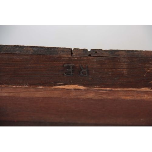 1192 - AN UNUSUAL LATE 19TH CENTURY OAK SECRETAIRE CHEST with a grooved panelled front fitted with aestheti... 