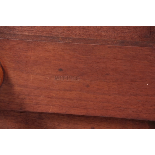 1232 - GILLOWS, LANCASTER. A FINE 19TH CENTURY SATINWOOD LIBRARY TABLE with original maroon coloured tooled... 