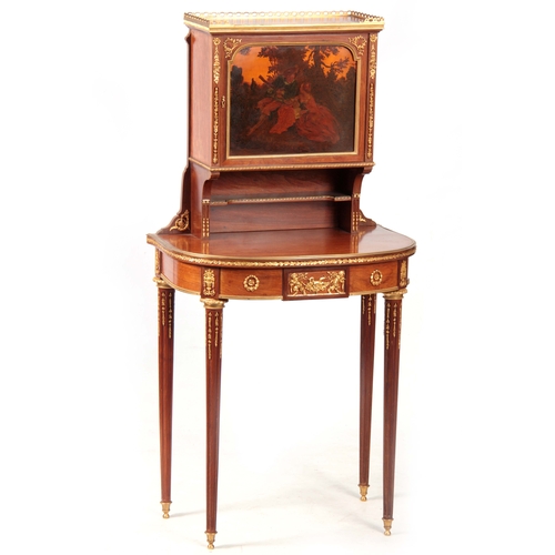 1239 - Vve SORMANI 10' r. Charlot PARIS A STYLISH LATE 19TH CENTURY KINGWOOD AND ORMOLU MOUNTED FRENCH BONH... 