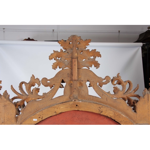 1321 - A LARGE EARLY 19TH CENTURY VENETIAN CARVED GILT GESSO PIER MIRROR with elaborate leaf carved frame s... 