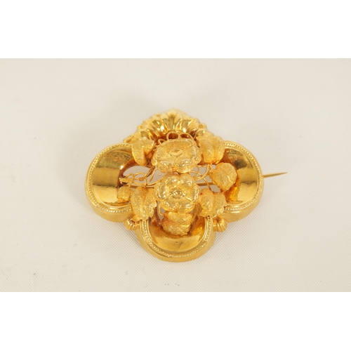 235 - A COLLECTION OF THREE GOLD BROOCHES comprising two Victorian 14ct gold examples together with a 9ct ... 