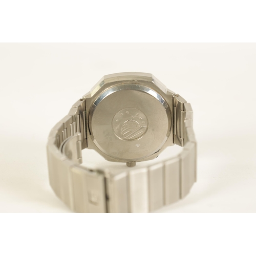 280 - A 1970’S GENTLEMEN’S STEEL OMEGA CONSTELLATION QUARTZ WRISTWATCH On original steel bracelet, the cas... 