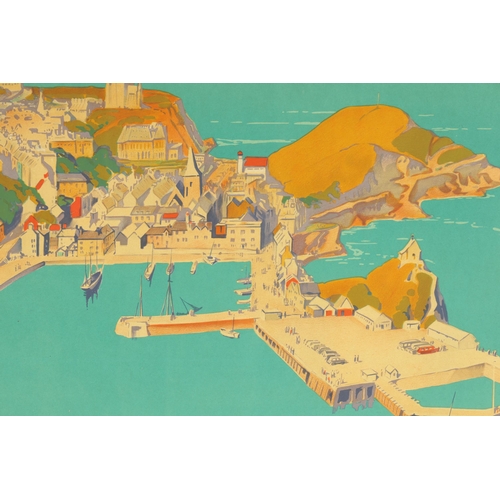 389 - A 1948 SOUTHERN RAILWAY DOUBLE ROYAL ADVERTISING POSTER OF ILFRACOMBE by Walter E Spradbery (1889-19... 