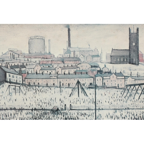 426 - L.S. LOWRY R.A. (BRITISH 1887-1976) “BRITAIN AT PLAY” 20TH CENTURY LIMITED EDTION SIGNED PRINT signe... 