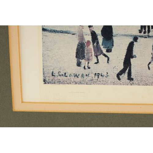 426 - L.S. LOWRY R.A. (BRITISH 1887-1976) “BRITAIN AT PLAY” 20TH CENTURY LIMITED EDTION SIGNED PRINT signe... 