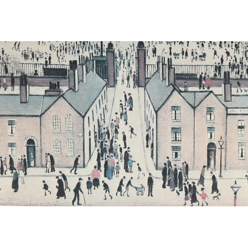 426 - L.S. LOWRY R.A. (BRITISH 1887-1976) “BRITAIN AT PLAY” 20TH CENTURY LIMITED EDTION SIGNED PRINT signe... 