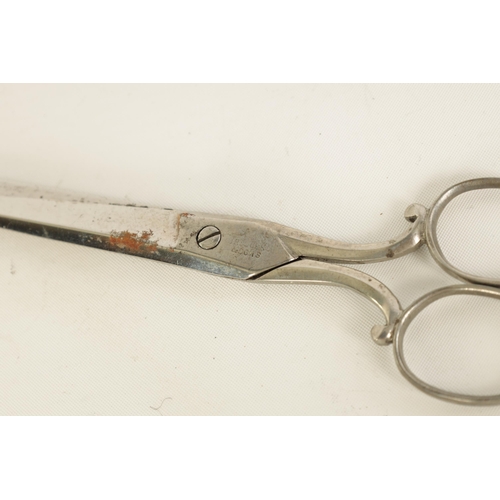 495 - TWO CASES OF JOSEPH RODGERS TRAVELLING SALESMAN'S SCISSORS each case of varying design - six in tota... 