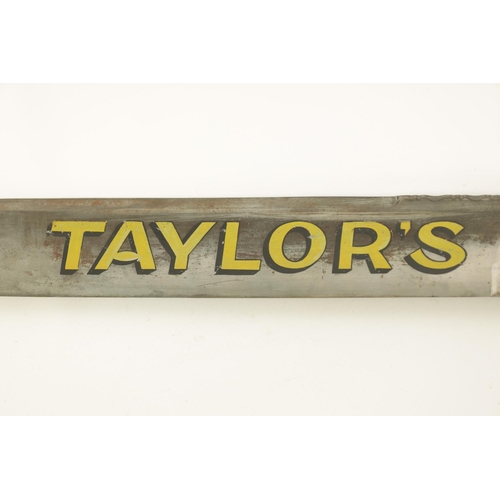 649 - A RARE GIANT 19TH CENTURY ADVERTISING FOLDING KNIFE for 'TAYLORS EYE WITNESS CUTLERY' the 100cm rose... 