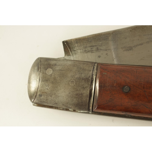 649 - A RARE GIANT 19TH CENTURY ADVERTISING FOLDING KNIFE for 'TAYLORS EYE WITNESS CUTLERY' the 100cm rose... 