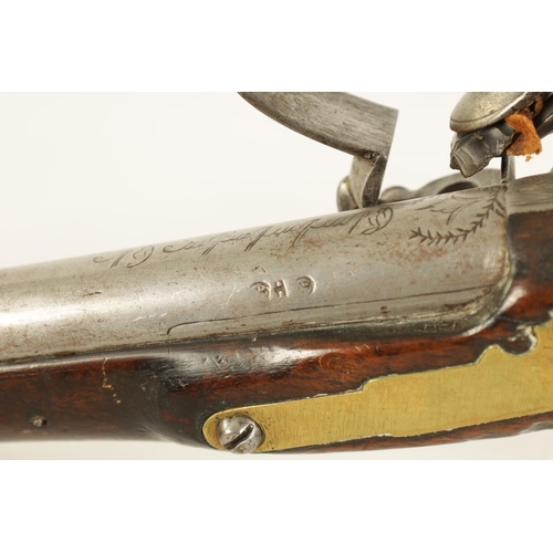 663 - AN EARLY 19TH CENTURY TURKISH FLINTLOCK PISTOL having a 25cm steel barrel with Eastern script with s... 