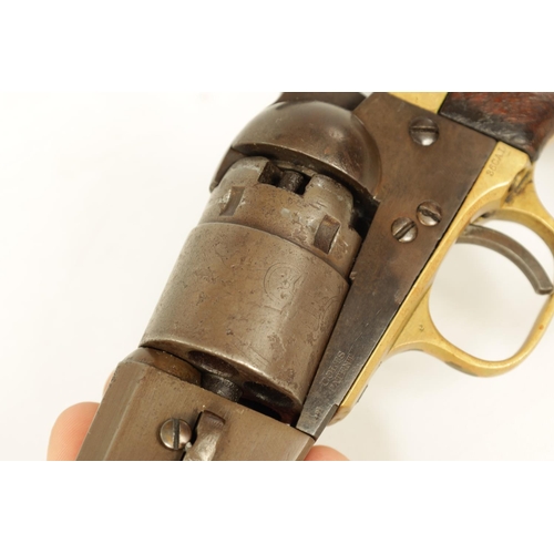 675 - A CASED COLT 1849 MODEL POCKET PERCUSSION REVOLVER NO. 12104 the octagonal barrel with New-York addr... 