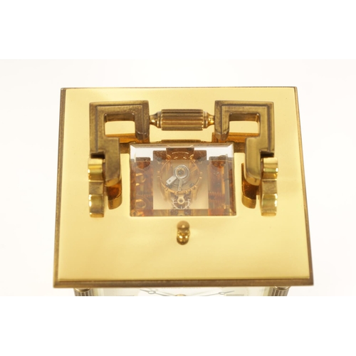 700 - MATHEW NORMAN. A 20TH CENTURY FRENCH REPEATING CARRIAGE CLOCK WITH MOONPHASE AND CALENDARWORK the su... 