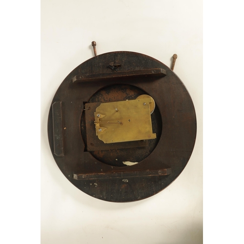 770 - JOYCE, WHITCHURCH. A MID 19TH CENTURY FUSEE RAILWAY CLOCK the figured mahogany case with scroll carv... 