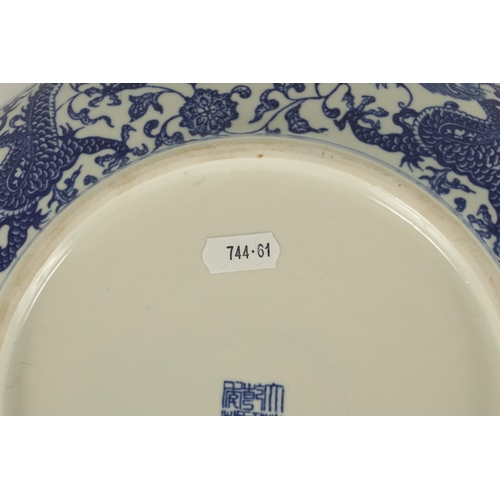 179 - AN 18TH CENTURY CHINESE BLUE AND WHITE OCTAGONAL DISH with floral landscape centre TOGETHER WITH A 2... 