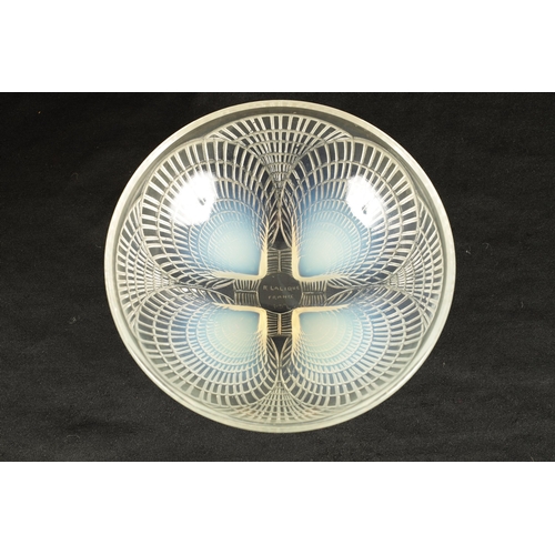 27 - A FRENCH RENE LALIQUE OPALESCENT GLASS 'COQUILLES' BOWL engraved signiature to centre 'R LALIQUE. No... 