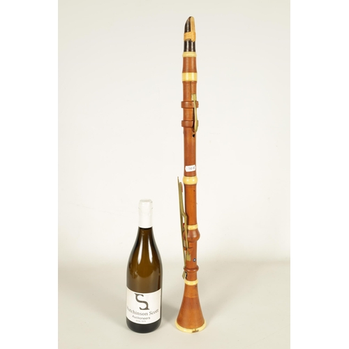 489 - AN EARLY 19TH CENTURY BOXWOOD AND IVORY CLARINET BY GOULDING, LONDON UK Ivory Act 2018 Exemption Sub... 