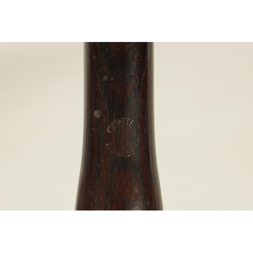 493 - AN EARLY 19TH CENTURY ROSEWOOD AND IVORY FLUTE BY GUNTER KORDER UK Ivory Act 2018 Exemption Submissi... 