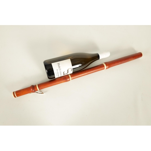 495 - AN EARLY 19TH CENTURY BOXWOOD AND IVORY FLUTE BY NORFOLK UK Ivory Act 2018 Exemption Submission Refe... 