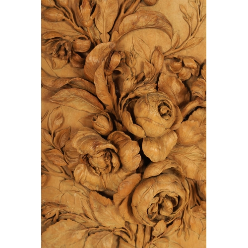 567 - ANTONIE CHASSAGNOLLE (ACTIVE CIRCA 1780). A FINE GEORGE III CARVED HIGH-RELIEF WORK LIMEWOOD OVAL PA... 