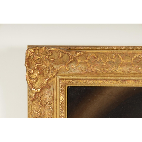 824 - 17TH/18TH CENTURY OIL ON CANVAS portrait of a lady, unsigned - in decorative gilt moulded frame (73c... 