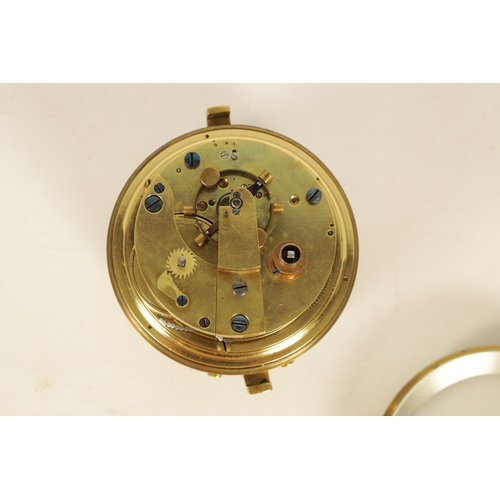 933 - JOHN POOLE, MAKER TO THE ADMIRALTY, FENCHURCH. LONDON. A LATE 19TH CENTURY MARINE CHRONOMETER the br... 