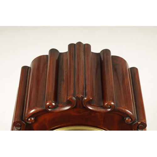 943 - FRODSHAM, GRACECHURCH STREET, LONDON. A WILLIAM IV MAHOGANY TRIPLE FUSEE QUARTER CHIMING BRACKET CLO... 