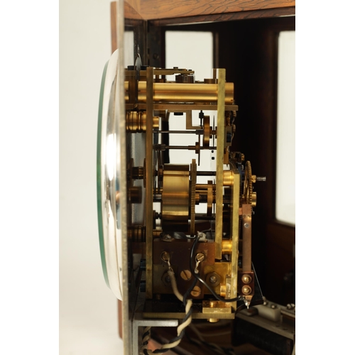 970 - THOMAS MERCER, ST. ALBANS. NO. 747. A 12V ELECTRICALLY WOUND MARINE CHRONOMETER MASTER CLOCK WITH SL... 