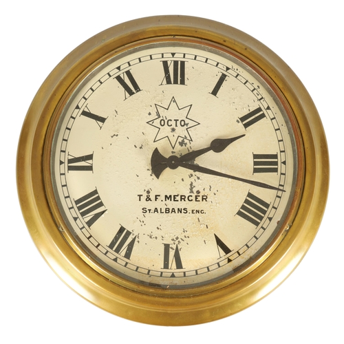 970 - THOMAS MERCER, ST. ALBANS. NO. 747. A 12V ELECTRICALLY WOUND MARINE CHRONOMETER MASTER CLOCK WITH SL... 