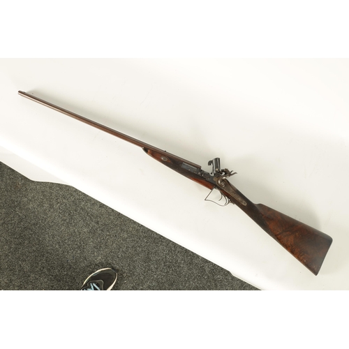 382 - GILBY PATENT, A RARE 19TH CENTURY DOUBLE PERCUSSION BREACH LOADING RIFLE having twist browned barrel... 