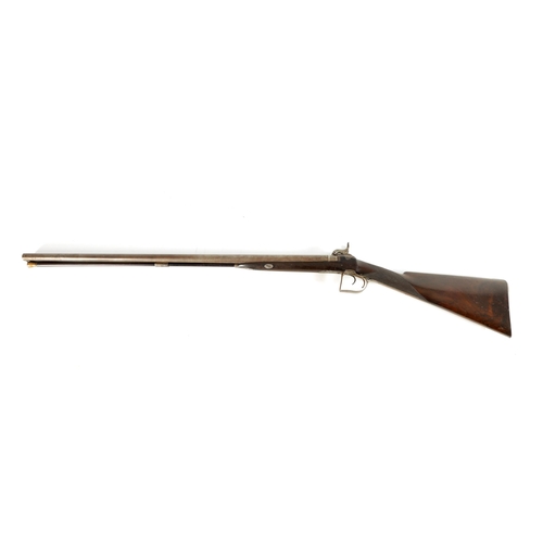 399 - RIVIéRE PATENT. AN EARLY 19TH CENTURY 16 BORE SIDE BY SIDE DOUBLE BARREL PERCUSSION SHOTGUN the brow... 