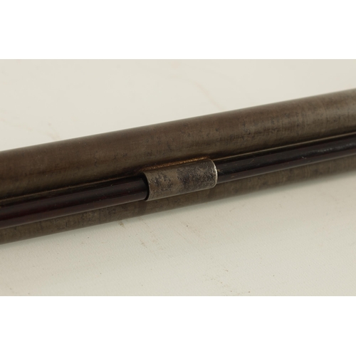 399 - RIVIéRE PATENT. AN EARLY 19TH CENTURY 16 BORE SIDE BY SIDE DOUBLE BARREL PERCUSSION SHOTGUN the brow... 