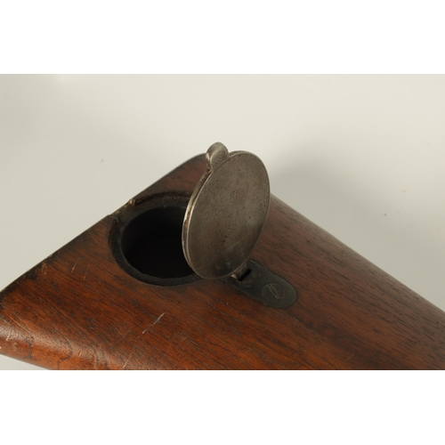 401 - THOMAS BAKER, FLEET STREET, LONDON. A MID 19TH CENTURY 13 BORE BIG GAME PERCUSSION RIFLE with origin... 