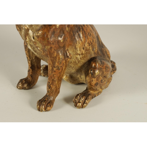 755 - FRANZ BERGMANN, A LATE 19TH CENTURY AUSTRIAN COLD PAINTED BRONZE SCULPTURE OF A BULL MASTIFF depicte... 