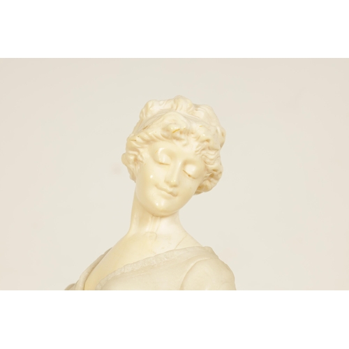 759 - PAUL PHILLIPE (1870Ð1930). AN EARLY 20TH CENTURY FRENCH MIXED MEDIA FIGURAL SCULPTURE OF A YOUNG LAD... 