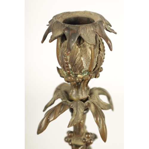 764 - A MID 19TH CENTURY PATINATED BRONZE AND ORMOLU SWAN CENTREPIECE after a design by William Bateman II... 