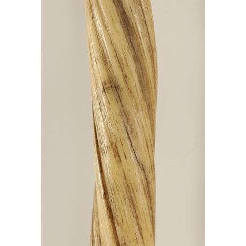 795 - A FINE 19TH CENTURY NARWHAL TUSK with label of authentication from the British Museum signed J J Har... 