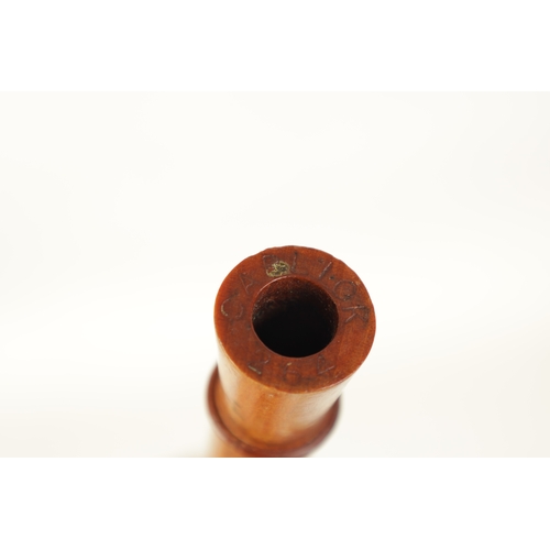 108 - THREE TABOR PIPES two turned in maple with impressed makers marks 'BRC' and a olive wood pipe. (3)