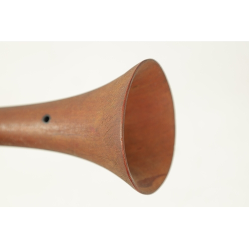 124 - THREE SHAWMS OF VARIED DESIGN comprised of an ebonised ringed design, a plain design double reed, al... 