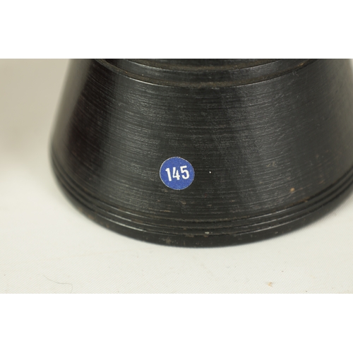 124 - THREE SHAWMS OF VARIED DESIGN comprised of an ebonised ringed design, a plain design double reed, al... 