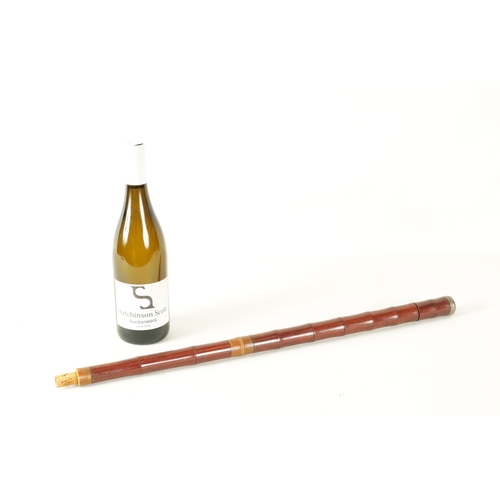 140 - AN INTERESTING EXPANDABLE REED CHANTER the simulated bamboo body with an expandable lower section re... 