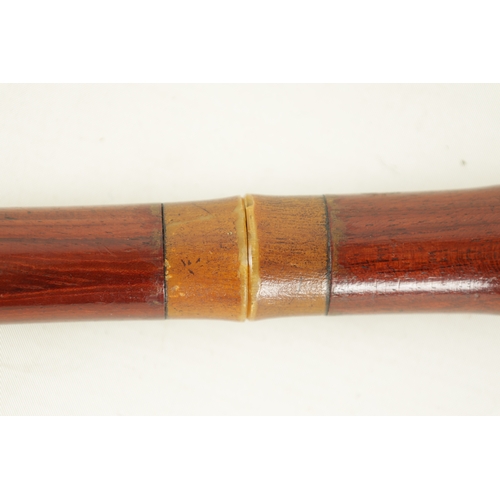 140 - AN INTERESTING EXPANDABLE REED CHANTER the simulated bamboo body with an expandable lower section re... 