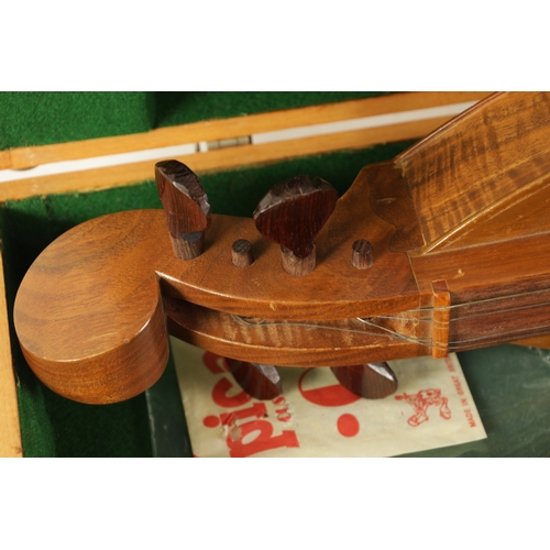 151 - AN APPALACHIAN DULCIMER BY HOMER C. LEDFORD Having four wire strings and hardwood finger board on ye... 