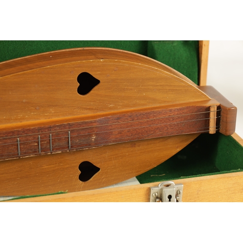 151 - AN APPALACHIAN DULCIMER BY HOMER C. LEDFORD Having four wire strings and hardwood finger board on ye... 